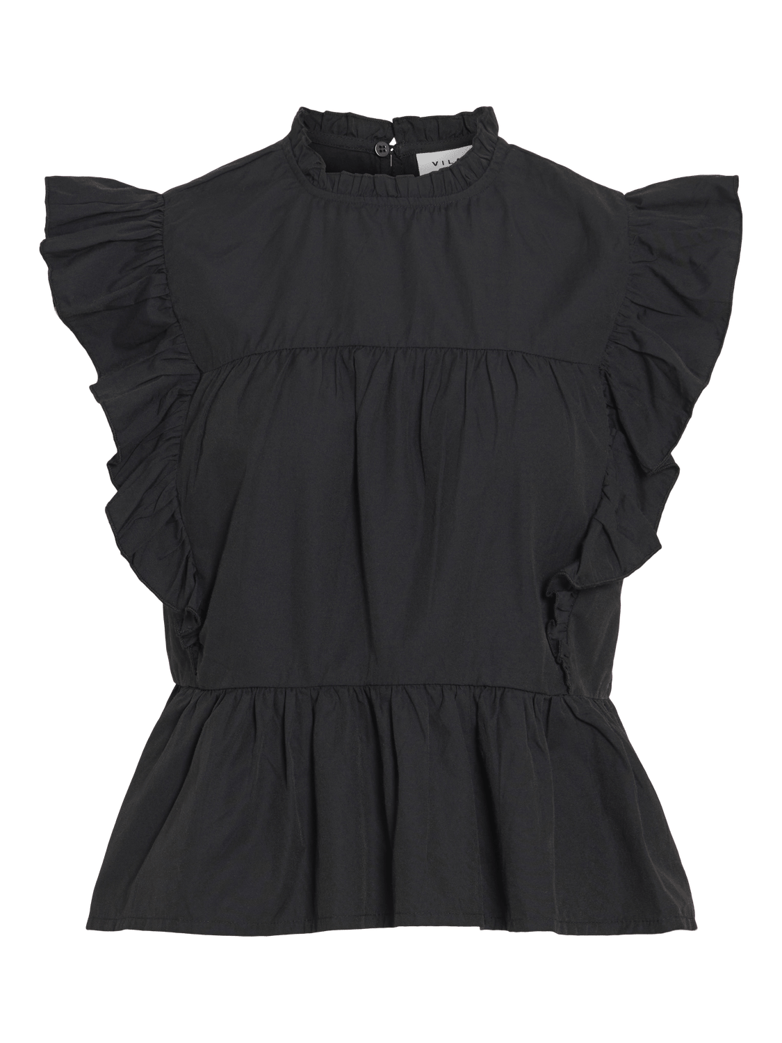 VIRUFELLA Top - Black Beauty - VERO MODA & VILA Bergvik